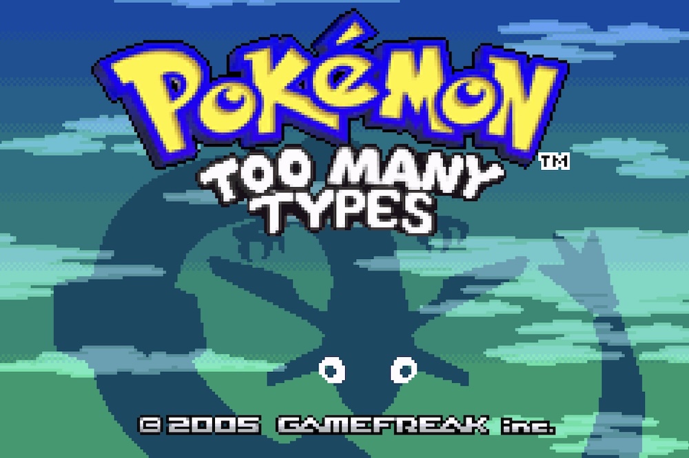 Pokemon Too Many Types